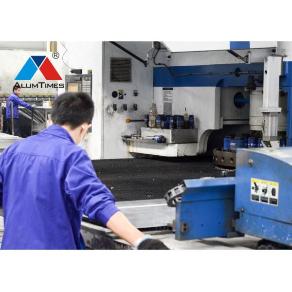 Exterior Decorative Aluminium Perforated Panel For Metro Station Hotel Airport