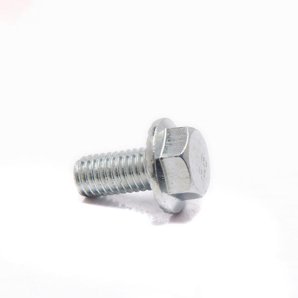 DIN6921 Hexagon Flange Bolts Grade8.8 Blue White Zinc Hex Flange Bolt