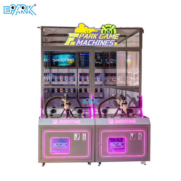 Epark's Latest Shooting Machine Colorful Shooting Provides A Realistic Shooting Experience With A Fully Enclosed Trajectory