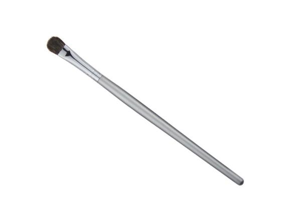 Silver Eyeshadow Concealer Makeup Brush Wood Handle And Weasel Hair For Eyes