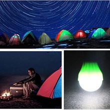 Tent Lamp Portable LED Tent Light Clip Hook Hurricane Emergency Lights LED Camping Bulb Camping Tent Lante