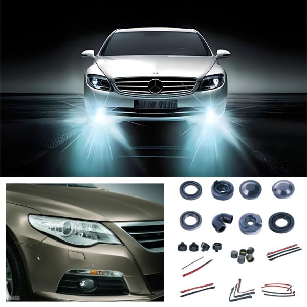 Rubber Accessories  Automotive Lamps Rubber Parts Black Epdm Car Headlight Rubber Cover