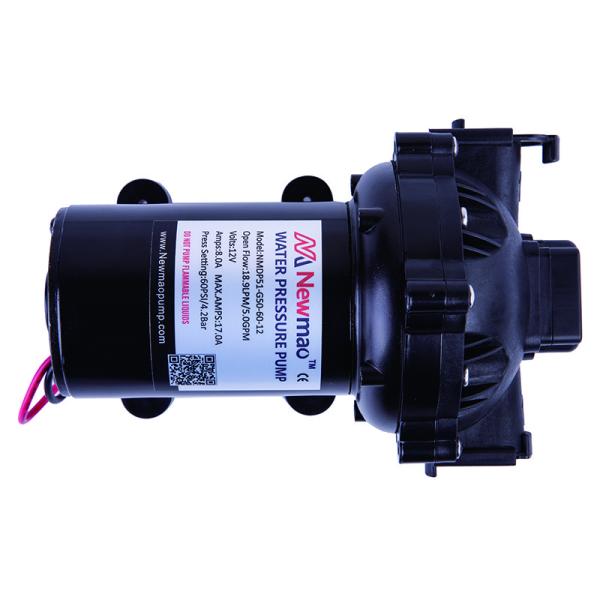 5.0gpm 60psi 12v Dc Membrane Outboard Motor Water Pump For Ski Boat