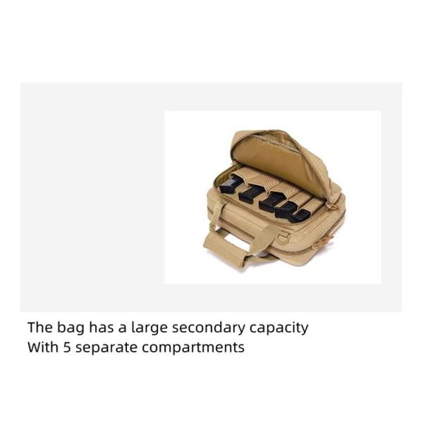 Laser Cut MOLLE Mounted Single Pistol Bag Camouflage Pattern