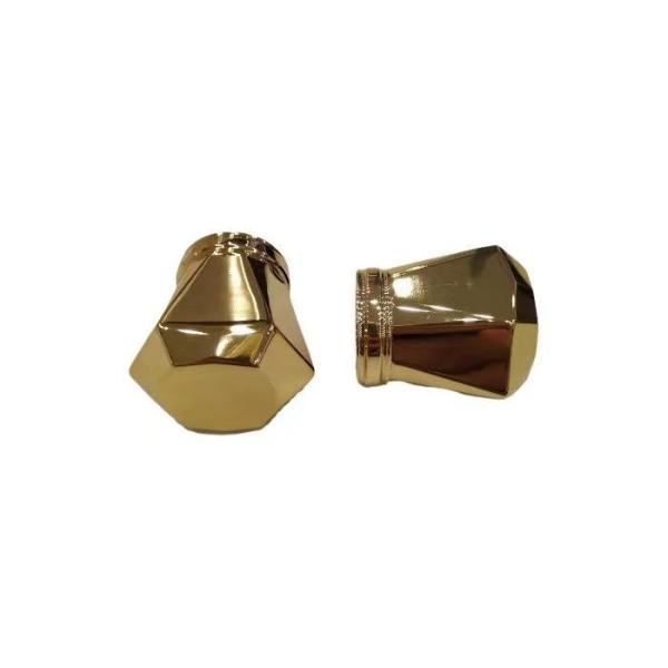 Golden Irregular Shaped Custom Perfume Bottle Caps For Perfume Bottle