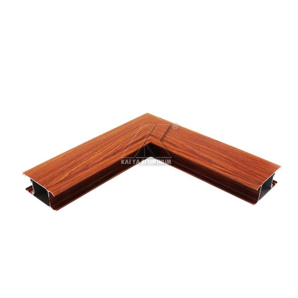 6063 Aluminium Extrusion Profile Wood Grain Casement Window Profile