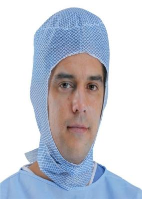 Tampão descartável repelente fluido do astronauta com os laços no pescoço que irrita-se não