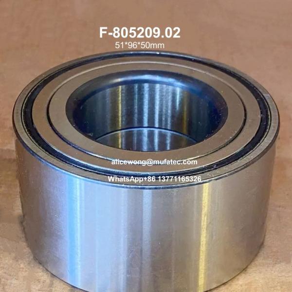 F-805209.02 Angular Contact Ball Bearings 51x96x50mm for Automotive Wheel Hub Part Replacement
