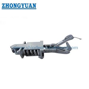 400KN Manual Release Spring Type Marine Towing Hook Ship Towing Equipment