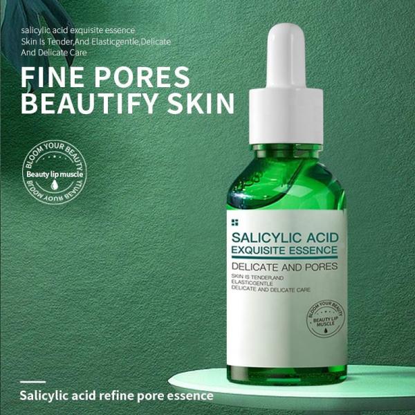 Ácido lactobiónico transparente Sério Reparação de acne Esença de poros BHA Sério Ácido salicílico líquido