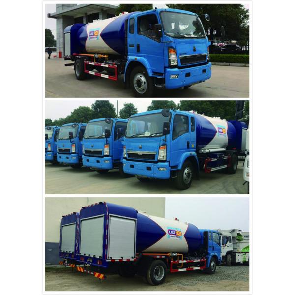 High Safety Standard 4x2 Chassis LPG Dispenser Truck 3700mm Wheel Base