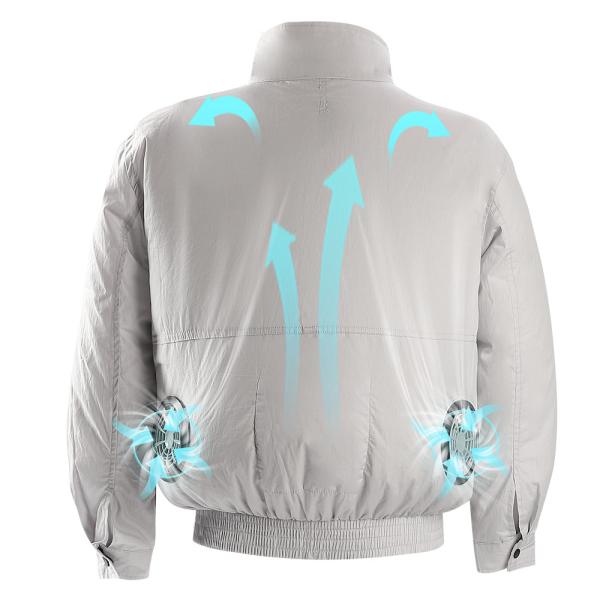 Ar branco roupa condicionada do engodo do ar da prevenção da insolação das camisas 12V