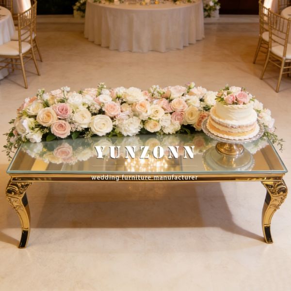 Modern Stainless Steel Tempered Glass Durable Coffee Table Simple Design Center Piece Living Room Wedding Home Furniture