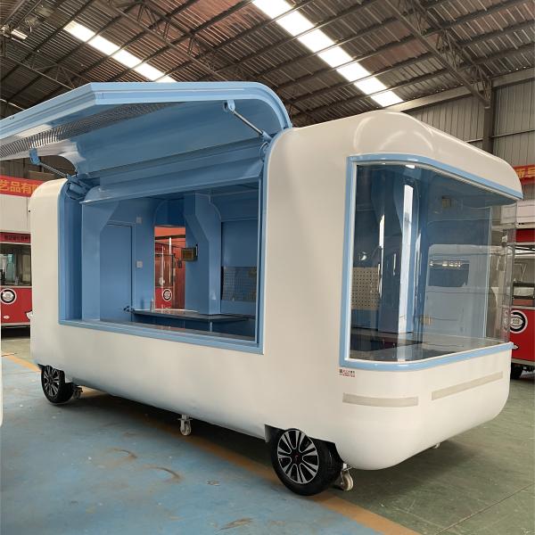 40kms per hr Food Tow Trailer Fully Equipped Mobile Concession Trailer for Products