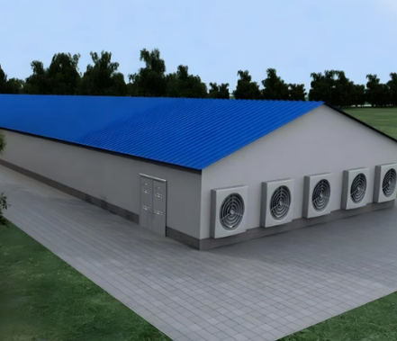 Heavy-Duty Ventilation & Corrosion-Resistant Steel Poultry House Equipment with Pre-fabricated Components