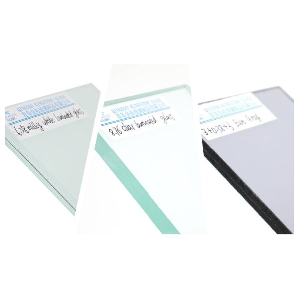 PVB Safety Laminated Glass 6.38mm 6.76mm 8.38mm For Window And Doors