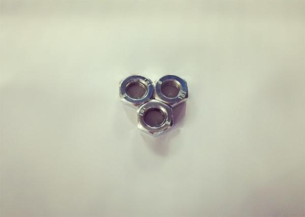 Electro Plating 0f  White Zinc M10*1.5  Chinese Standard Carbon Steel Nuts