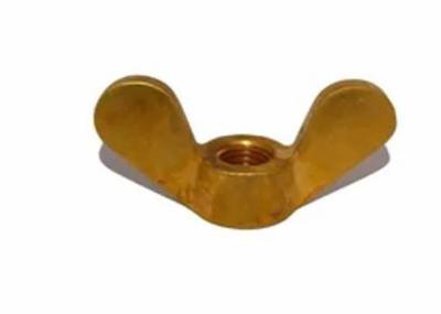 Class 4.8 8.8 10.9 12.9 Yellow Coating Brass Zinc Flake Coated DIN315 Rounded Wings Wing Nuts
