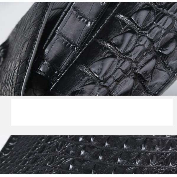 Exotic Genuine Crocodile Skin Silver Chain Lady Purse Real True Alligator Leather Women Purse Female Single Shoulder Bag