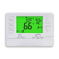 Múltiples etapas 2 calor 2 frío aire acondicionado de la habitación control de temperatura digital calefacción termostato programable