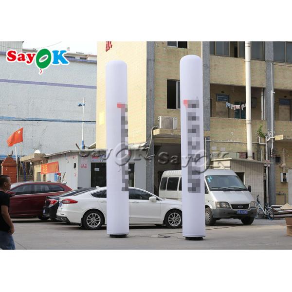 0.63x5mH  Inflatable LED Light Columns For Events / Stage Decoration
