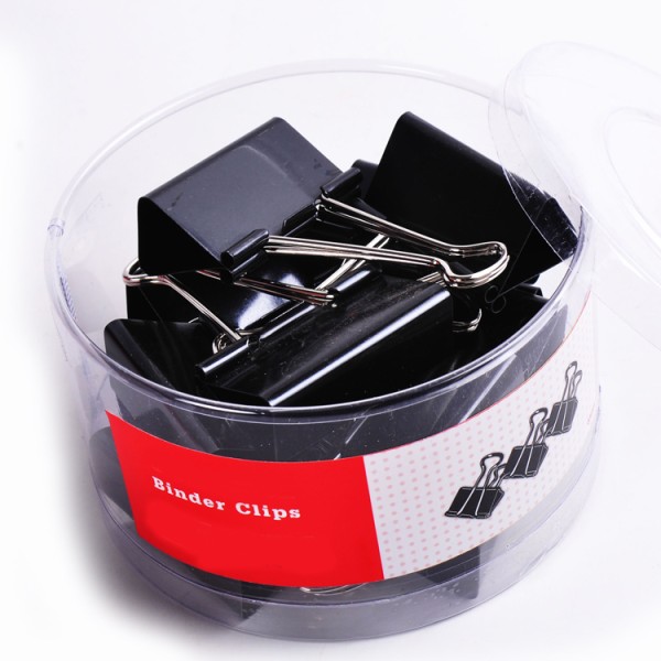 51mm factory wholesale black metal office school binder clips