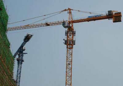 6 toneladas de guindaste de torre usado com secção de mastro L46A1 para projeto de construção de 11 camadas