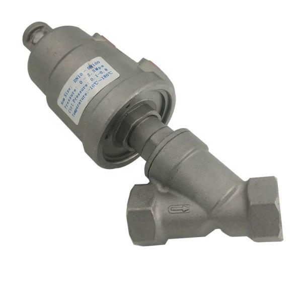 Stainless Steel Pneumatic Angle Seat Valve with Customized Design and Hexagon Head