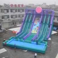 Adaptez 4 glissières aux besoins du client d'eau gonflables de ruelles avec la piscine Constant Blowing