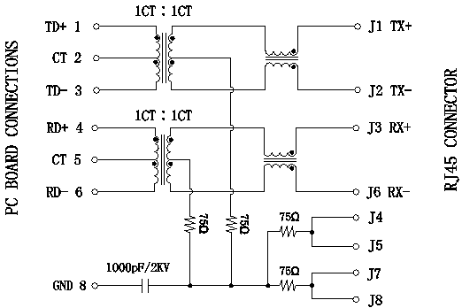 SI-50199-F голодают Плата-Вверх 10 разъемов Rj45 Stewart/100M с СИД IP-PBX