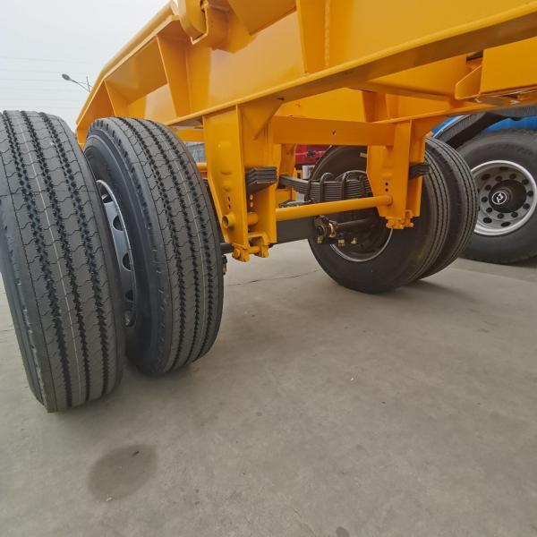 ABS Anti-lock Braking System Container Transport Skeleton / Skeletal Chassis Semi Trailer