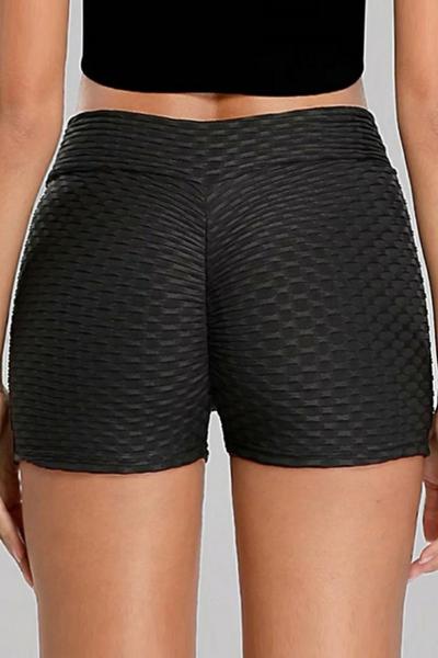 short transversal de corrida da cintura do short das mulheres sexy duráveis do jacquard