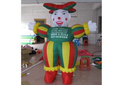 2m Oxford Fabric Promotion Inflatable Cartoon Characters With Logo Printed