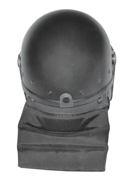 US Style full face compact resistant police anti riot helmet with metal visor