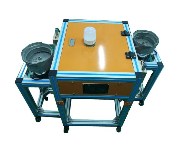 E27 B22 Bulb Cap Crimping Nailing Testing Machine For LED Lamp Cap Crimping Nailing