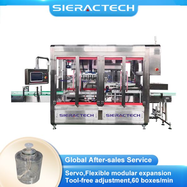 Automatic Alcohol Lamp Cap Placing Machine with Servo Cap Feeding and Intelligent Bottle Handling System