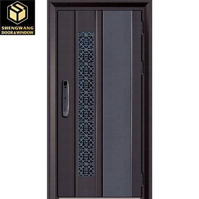 Porte de chambre en aluminium écologique personnalisée pour la maternelle, protection contre le feu et les bactéries