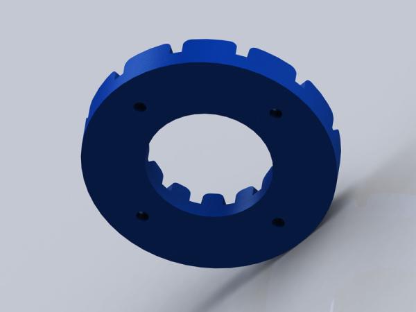 Water-Lubricated Hydrodynamic Bearing Elastoplastic Polymer Alloy Split Plain Bearing