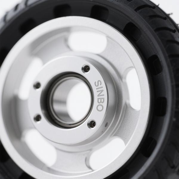 Drive Wheel Hub with Encoder Mount High Load Capacity for Service Robot Mobile Chassis