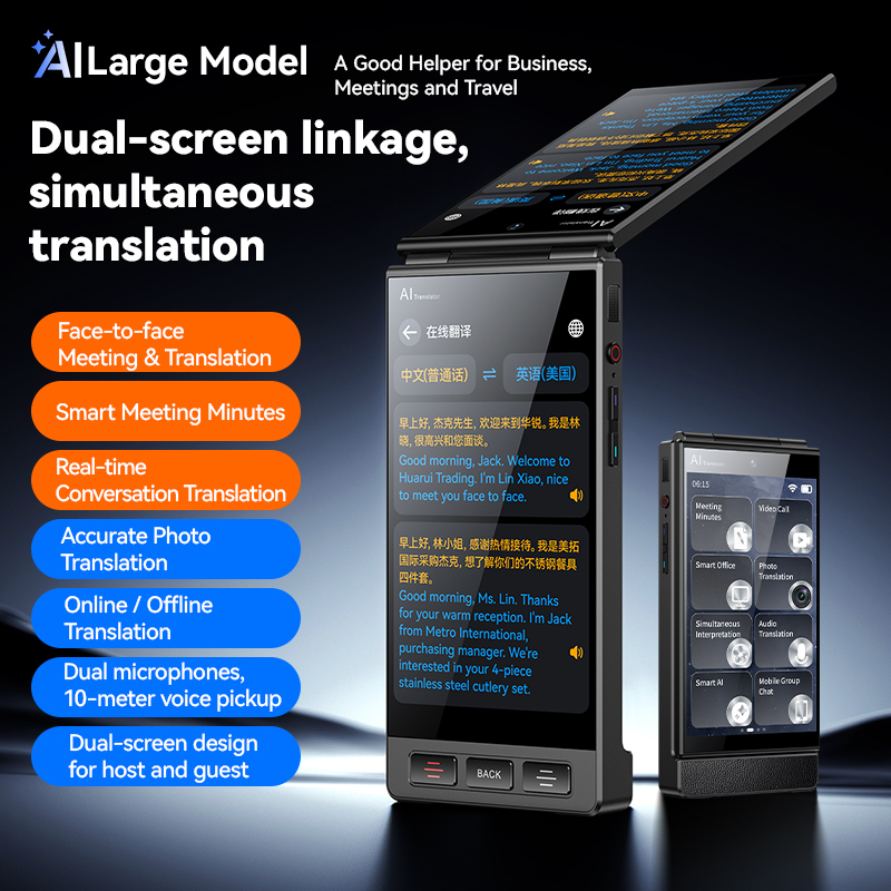 Dual Screen Video Calling Translator Smart Mini Language Translator 159