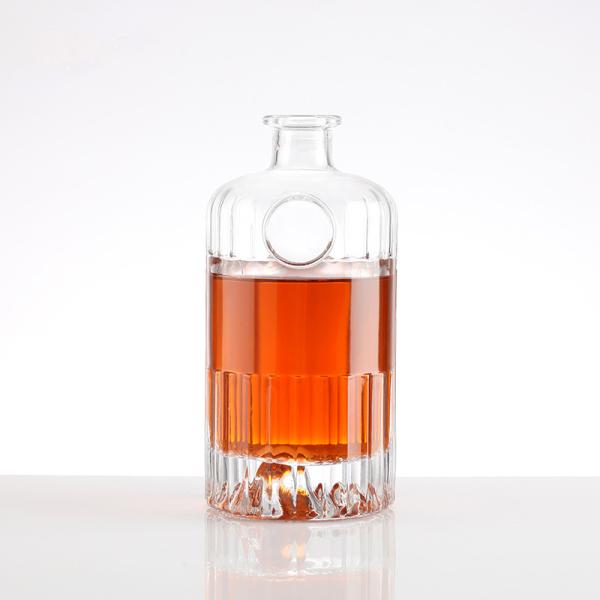 Горячая штамповка 50 мл пустые винные стеклянные бутылки с герметичным стеклянным крышкой Mini Brandy Square