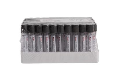 16*100 mm tube de test sanguin sous vide gris avec technologie de système composite d' antimonyme en gris