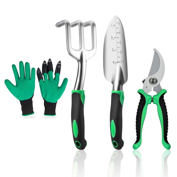 Customizable Horticultural Set Alloy Steel Hand Tool Garden Tool Sets for Women Kids Starter Kit with Garden Bag