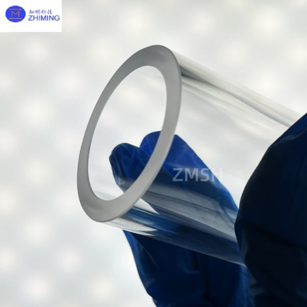 ​​Custom Polished Transparent Sapphire Tubes Wear-Resistant High-Hardness