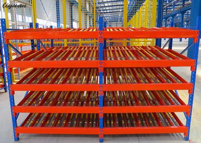 Corrosion Protection Steel Gravity Carton Flow Rack For Garage Storage Shelves