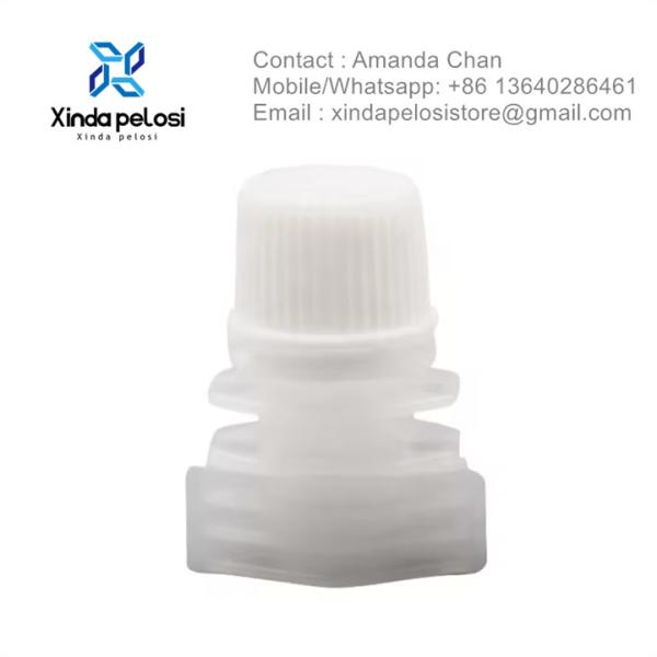 Embalagem de alimentos personalizada de alta qualidade embalagem de plástico Doy Pack Spout com tampa de parafuso para venda