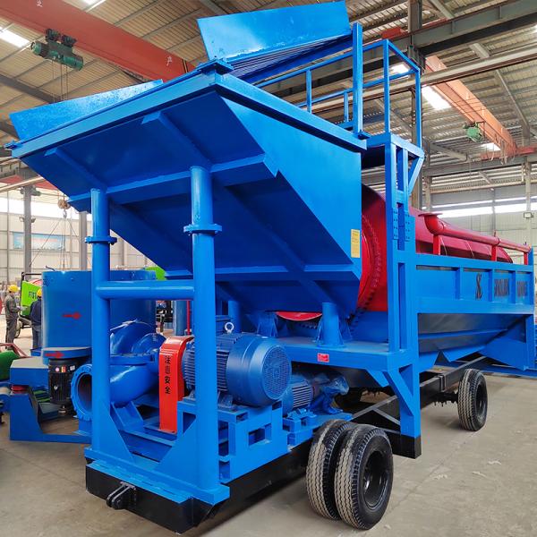 100-200t/h Large Capacity Trommel Screen for Gold Washing and Mineral Processing Machine
