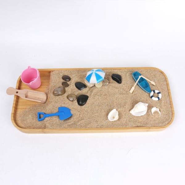 Jardín Zen para escritorio, Kit de jardín Zen japonés con esfera de sello de arena y accesorios esenciales, Mini Zen Sandbox Kit de decoración de oficina