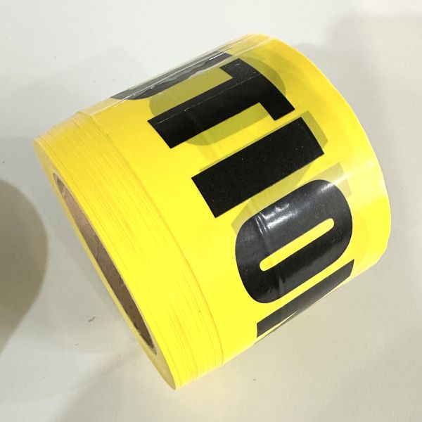 High Visibility Radiation Barrier Tape for X-Ray Radiographic Testing Site