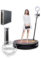 Diamètre 80cm 100cm distributeur automatique de cabine de photo de Selfie de rotation de 360 caméras